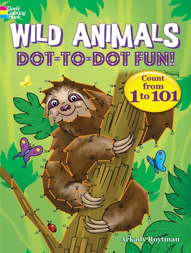 Wild Animals Dot to Dot Fun Book