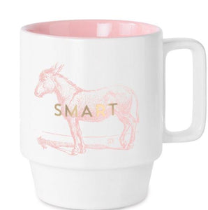 Vintage Sass Smart Donkey Ceramic Mug
