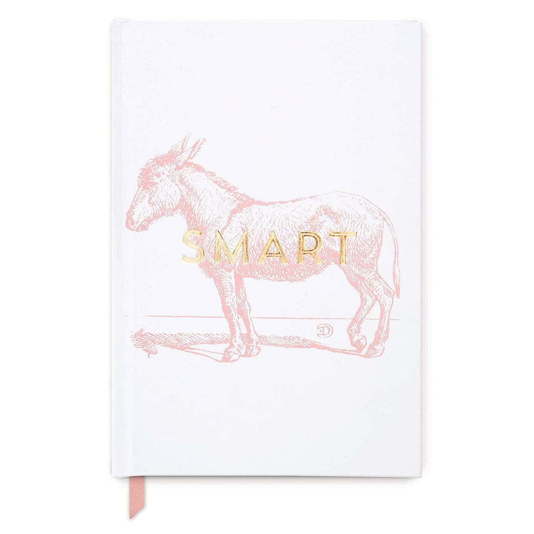 Vintage Sass Smart Donkey Soft Touch Hardcover Bound Book
