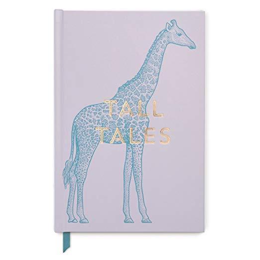 Vintage Sass Tall Tales Giraffe Soft Touch Hardcover Bound Book