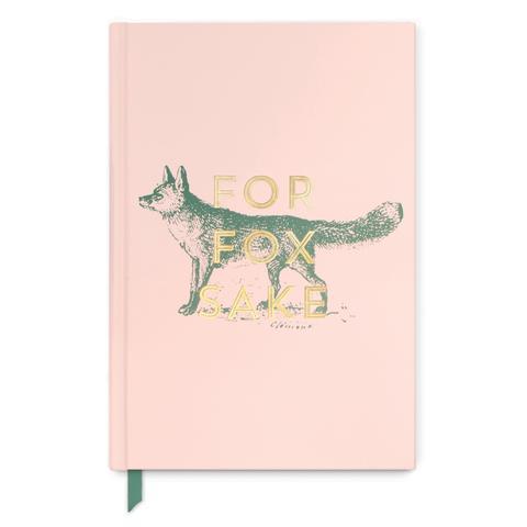 Vintage Sass Fox for Fox Sake Soft Touch Hardcover Bound Book