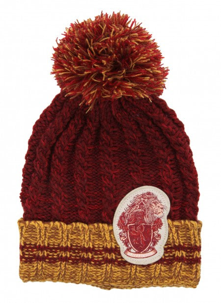 Harry Potter Gryffindor Heathered Pom Beanie