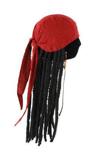 Pirates of the Caribbean Jack Sparrow Scarf with Dreads