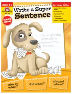 Write a Super Sentence Grades 1-3