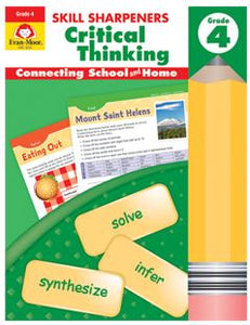 Skill Sharpeners Critical Thinking, Grade 4