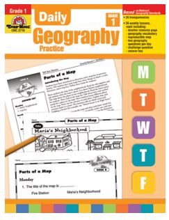 Daily Geography Practice, Grade 1