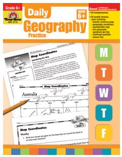 Daily Geography Practice, Grade 6
