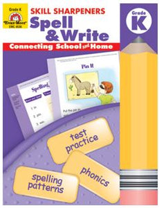 Skill Sharpeners Spell & Write, Grade K