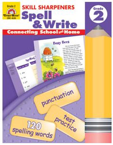 Skill Sharpeners Spell & Write, Grade 2