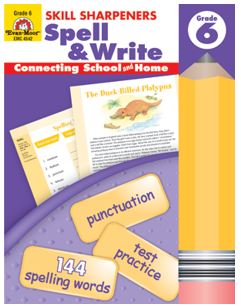 Skill Sharpeners Spell & Write, Grade 6