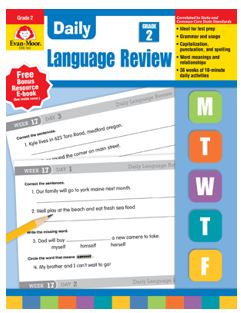 Daily Language Review  , Grade 2