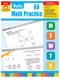 Daily  Math Practice, Grade 3