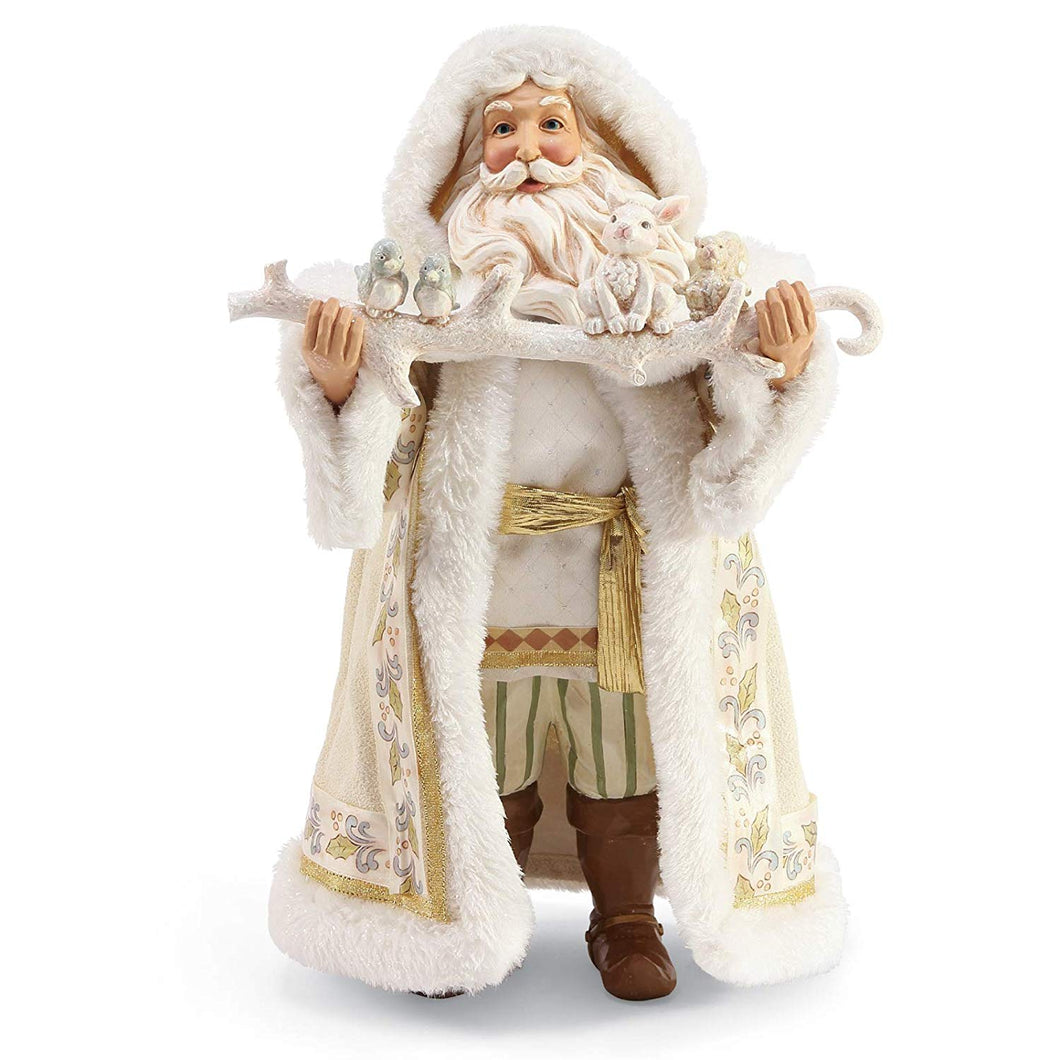 Jim Shore Winter White Christmas Santa