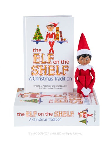 The Elf on the Shelf: A Christmas Tradition - Girl Scout Elf with Brown Eyes