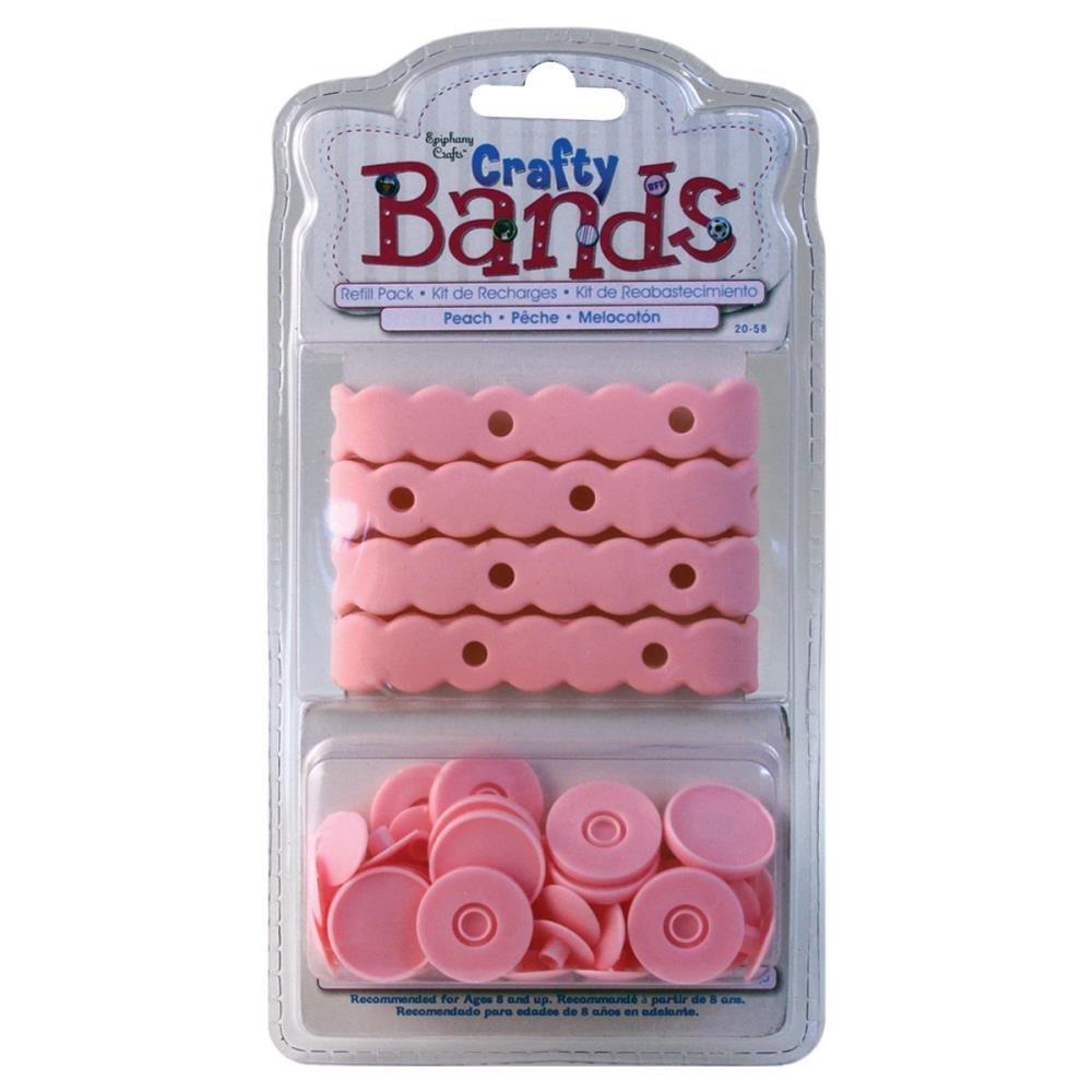 Epiphany Crafts Crafty Bands Refill Kit- Peach
