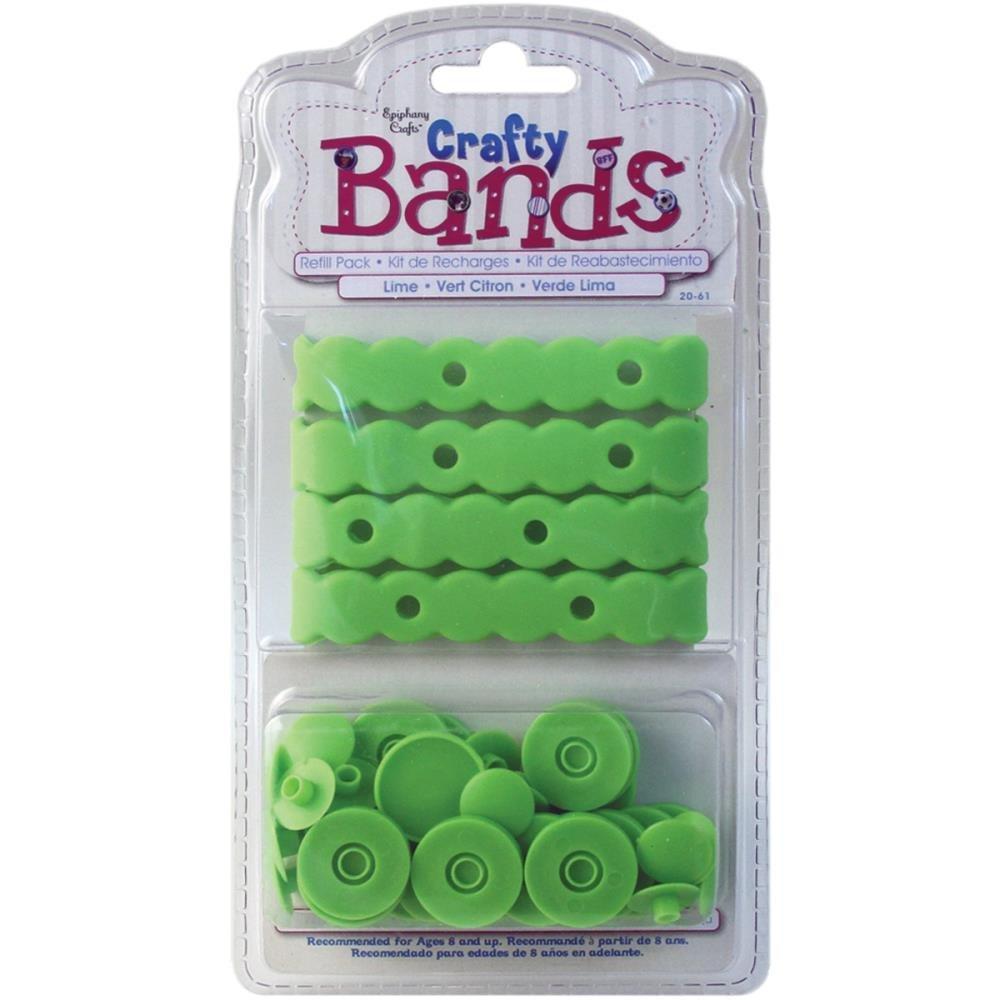 Epiphany Crafts Crafty Bands Refill Kit- Lime