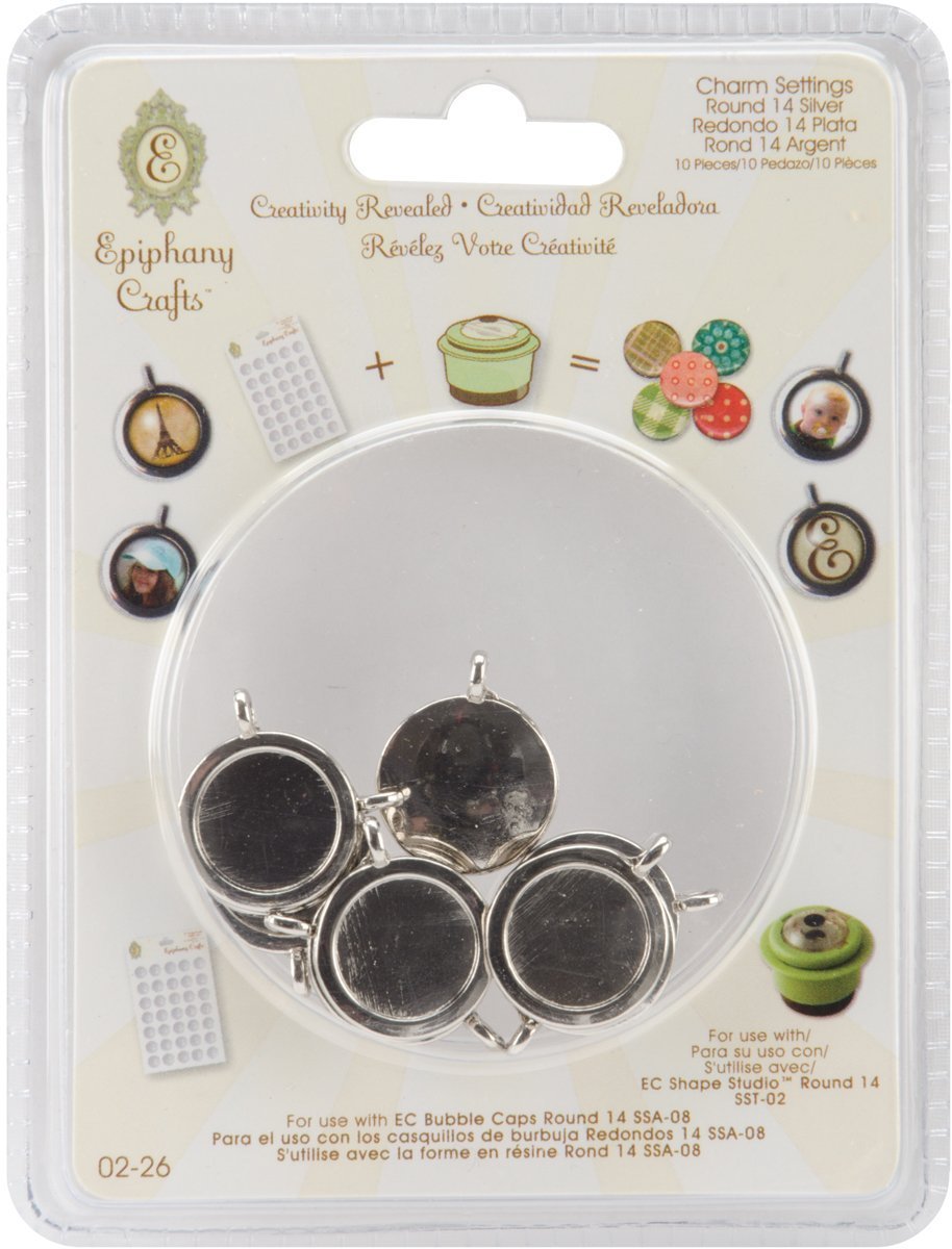Epiphany Crafts Round Charm Setting