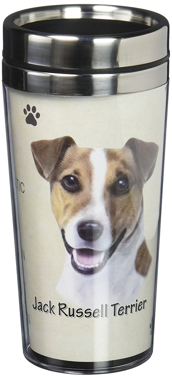 Jack Russell Terrier Thermos Travel Tumbler Mug