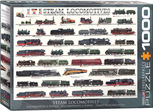 EuroGraphics Steam Locomotives 1000-Piece Puzzle
