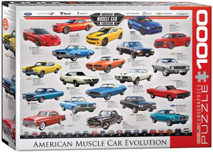 American Muscle Car Evolution 1000 pc Puzzle