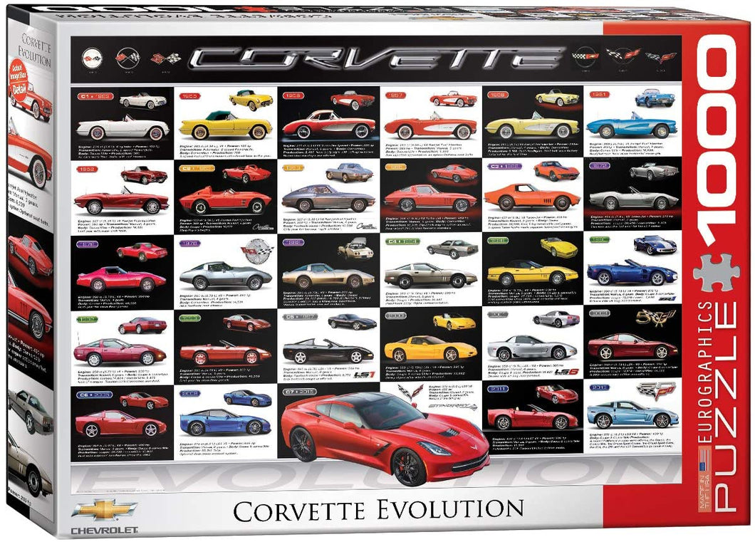 Corvette Evolution 1000pc Puzzle