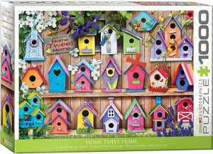 EuroGraphics Home Tweet Home (Birdhouses) 1000 pc Puzzle