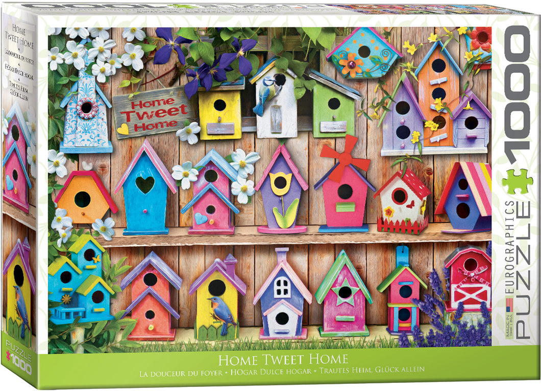 EuroGraphics Home Tweet Home (Birdhouses) 1000 pc Puzzle