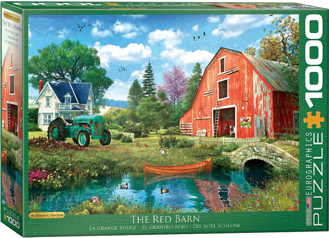 EuroGraphics The Red Barn 1000-Piece Puzzle