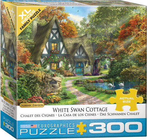 EuroGraphics White Swan Cottage by Dominic Davison 300-Piece Puzzle