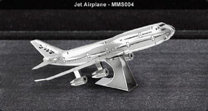 Metal Marvels Jet Airplane 3D Laser Cut Models