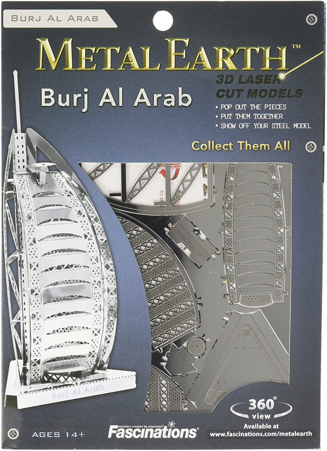 Metal Marvels Burj Al Arab 3D Laser Cut Models