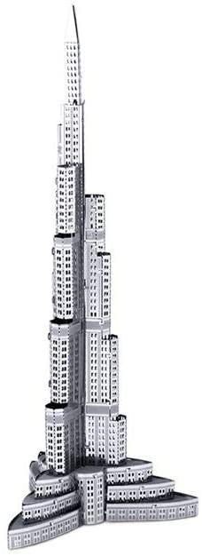 Metal Works Metal Marvels-  Burj Khalifa 3D Laser Cut Model