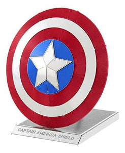 Metal Earth Marvel Captain America's Shield 3D Metal Model Kit - Freedom Day Sales