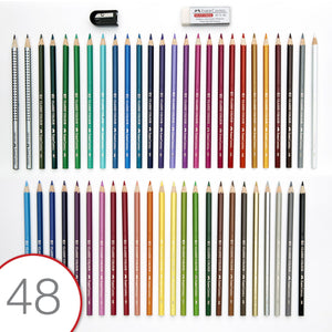 48ct Classic Color Pencil & Sketching Tin Set