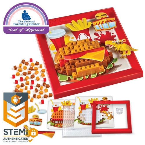 Brick Mates Stack By Numbers Fast Food Fun