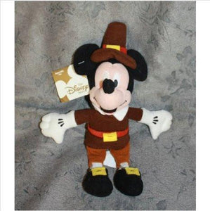 The Disney Store 8" Pilgrim Mickey Mouse Bean Bag