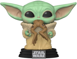 Star Wars Funko POP The Child Baby Yoda with Frog in Mouth Mandalorian