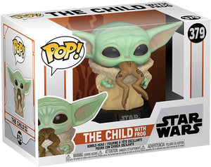 Star Wars Funko POP The Child Baby Yoda with Frog in Mouth Mandalorian