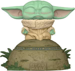 POP Funko Pop Deluxe: Mandalorian- Grogu Using the Force