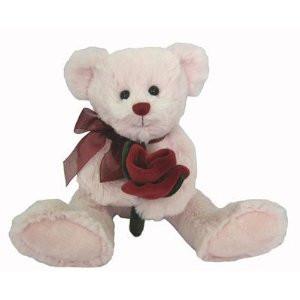 Fiona 7" Rose Bear holding Rose