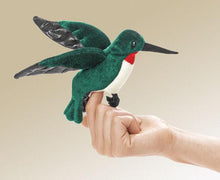 Load image into Gallery viewer, Folkmanis Mini Hummingbird Finger Puppet