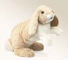Load image into Gallery viewer, Folkmanis Floppy Bunny Rabbit Hand Puppet