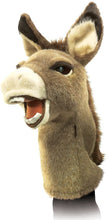 Load image into Gallery viewer, Folkmanis Donkey Stage Puppet