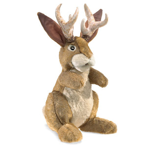 Folkmanis Jackalope Hand Puppet #3117 Discontinued