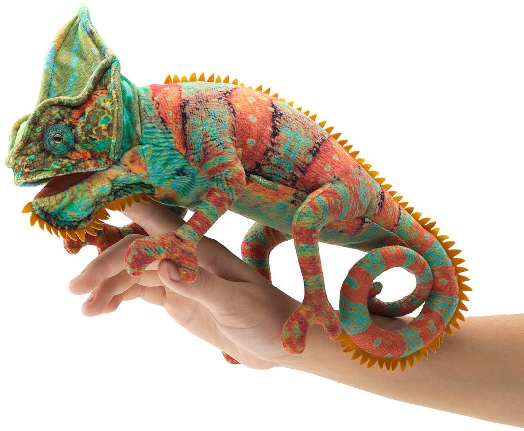 Folkmanis Small Chameleon Hand Puppet #3153