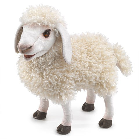 Folkmanis Wooley Sheep Hand Puppet #3166