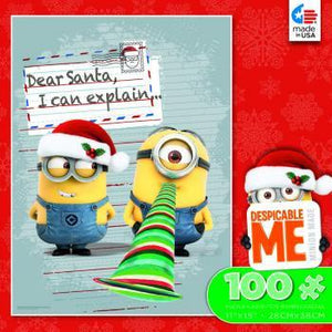Despicable Me 2 100 Piece Puzzle-Holiday Dear Santa, I can explain
