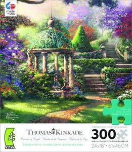 Thomas Kinkade Inspirations 300 piece Puzzle- Gazebo of Prayer