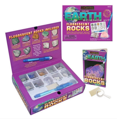Earth Science Kit- Fluorescent Rocks