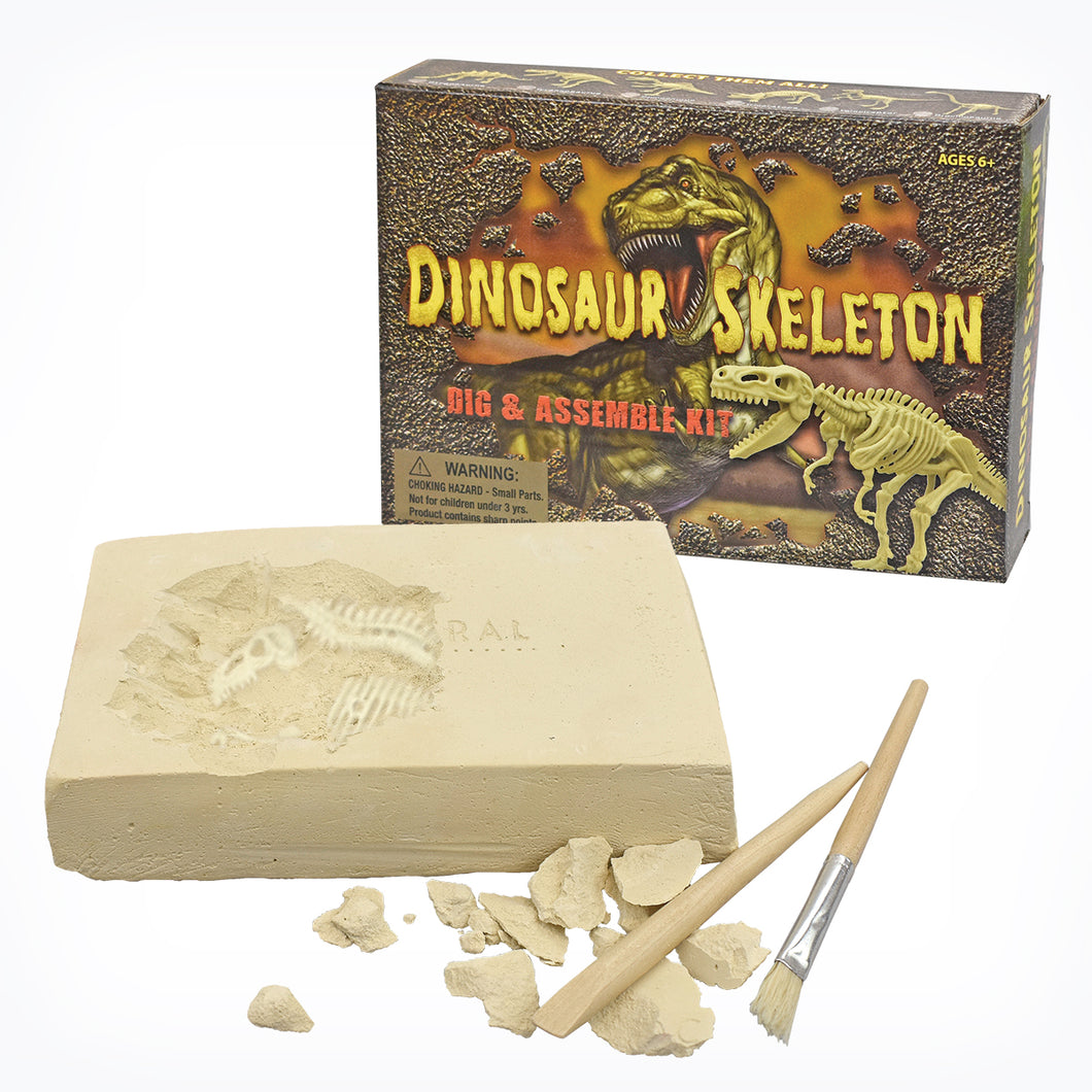 Geocentral Dinosaur Skeleton Dig & Assemble Excavation Kit